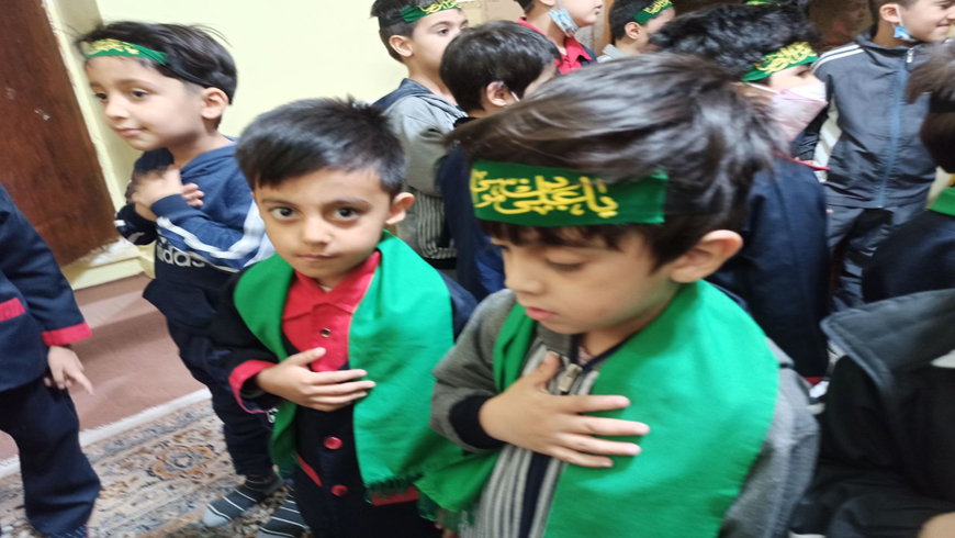 مراسم شب قدر در پیش دبستانی